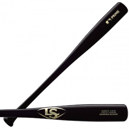 Louisville Slugger Online Store Youth Prime Maple Y318 Black Baseball Bat
